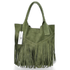 Dámská kabelka shopper bag Vittoria Gotti zelená VPOS9
